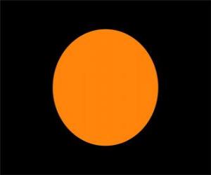Puzzle Μαύρη σημαία με πορτοκαλί κύκλο να ειδοποιείται ο οδηγός ότι το αυτοκίνητό του έχει ένα τεχνικό πρόβλημα